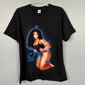 NWOT SZA T-Shirt Black Unisex M